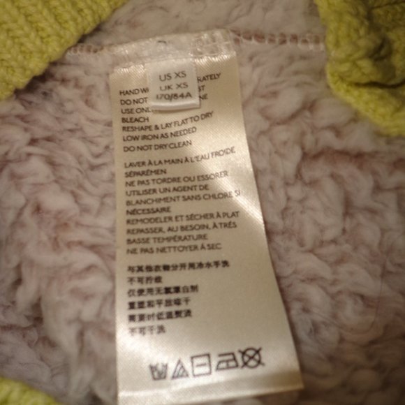 NWOT FREE PEOPLE Fuzzy Mock Neck Hooded Sweater Jacket XS - Picture 16 of 16